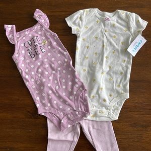 Carter’s Baby Girl 3-Piece Set - Brand New with Tags!